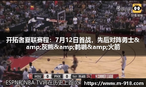 开拓者夏联赛程：7月12日首战，先后对阵勇士&灰熊&鹈鹕&火箭